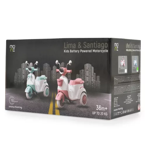 Moni BO Lima kismotor 6V PINK
