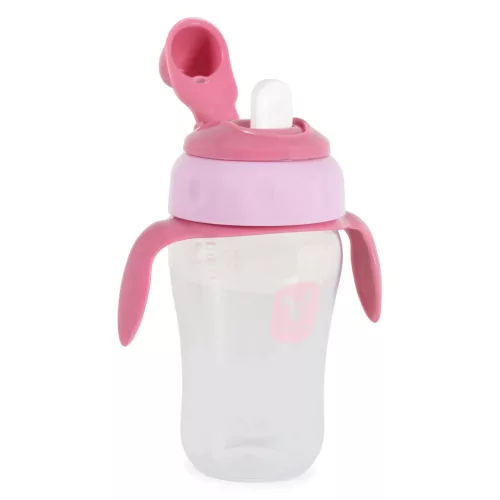 Moni CUP csőrös itatópohár kiömlés mentes 270ml PINK