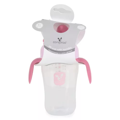 Moni CUP csőrös itatópohár kiömlés mentes 270ml PINK