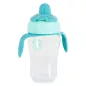 Moni CUP csőrös itatópohár kiömlés mentes 270ml KÉK