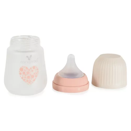 Moni AMORI üveg cumisüveg széles szájú 180ml anticolic PINK