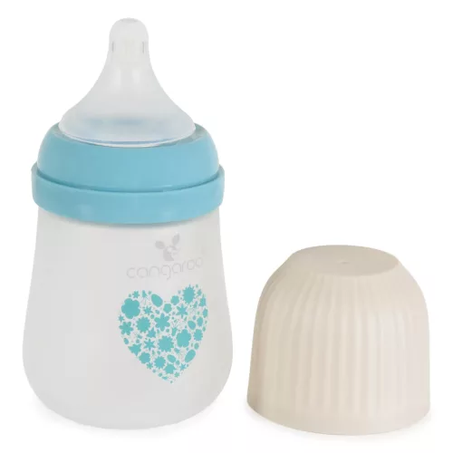 Moni AMORI üveg cumisüveg széles szájú 180ml anticolic KÉK