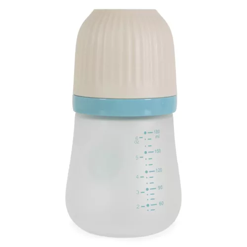 Moni AMORI üveg cumisüveg széles szájú 180ml anticolic KÉK