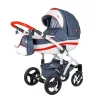 Adamex Vicco multifunkciós babakocsi - R1 White&Navy Blue