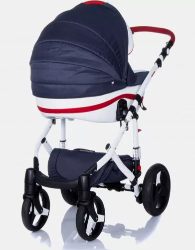 Adamex Vicco multifunkciós babakocsi - R1 White&Navy Blue