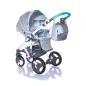 Adamex Vicco multifunkciós babakocsi - Mint Grey R