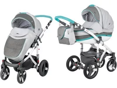 Adamex Vicco multifunkciós babakocsi - Mint Grey R