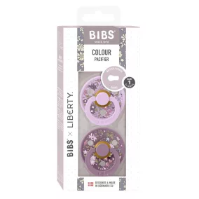   BIBS X LIBERTY 2-es szett Colour Kamilla 6-18hó cumi-Viola  Mix