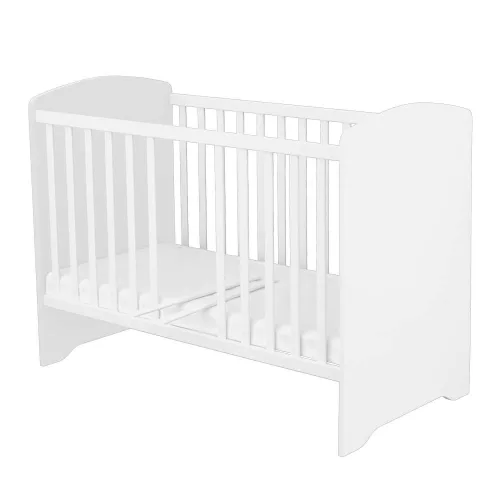 Timba Zárt végű ágyneműtartós gyermekágy ezüst-fehér