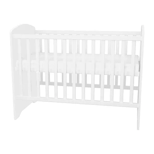 Timba Zárt végű ágyneműtartós gyermekágy ezüst-fehér