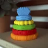 BABY EINSTEIN Rágóka építőjáték 2in1 Stack & Teethe™ 0hó+