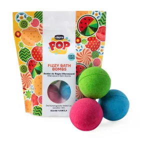   CHICCO POP Csillogó fürdőbombák gyerekeknek és tinédzsereknek 3 db