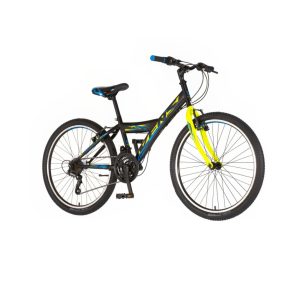 Venssini Parma 24 gyerek kerékpár Fekete-Sárga