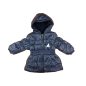 Bélelt, kapucnis, vízlepergetős bébi télikabát (mé