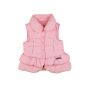 Bélelt, galléros lányka mellény (méret: 92-116, 2-