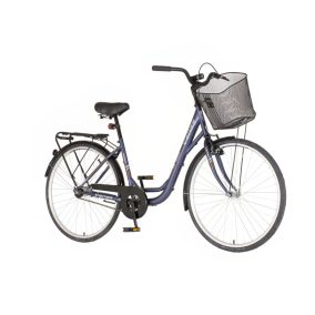 Venssini Diamante 26 acélkék női városi kerékpár