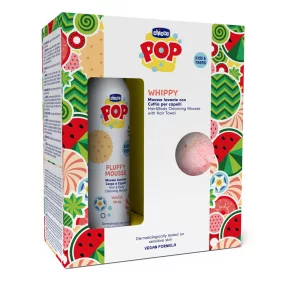   CHICCO Hair and Body Foam POP Vanilla Fluffy 200ml Hajtörölközővel