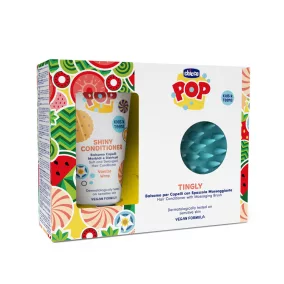   CHICCO Hajbalzsam POP Vanilla Shiny 150ml fejbőrmasszírozó kefével