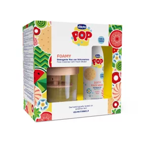   CHICCO Gyengéd arctisztító gél POP Softy Vanilla 150ml habzó adagolóval