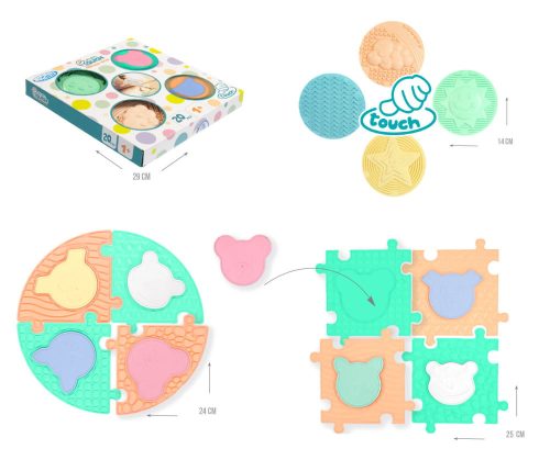 Moni Mochtoys tapilapok és puzzle pasztell
