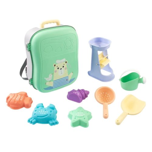 Moni Mochtoys homokozó készlet bőröndben