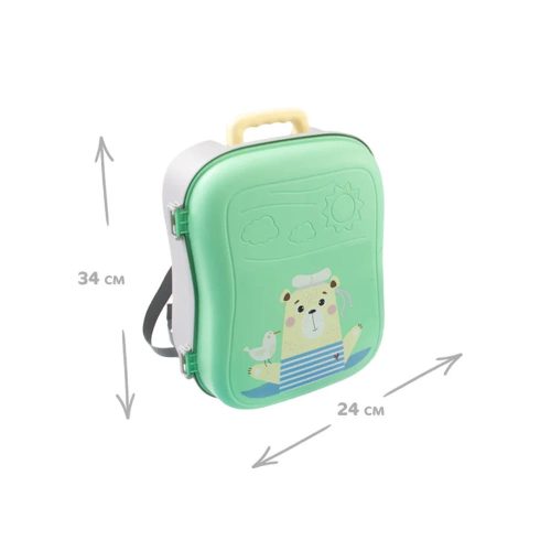 Moni Mochtoys homokozó készlet bőröndben