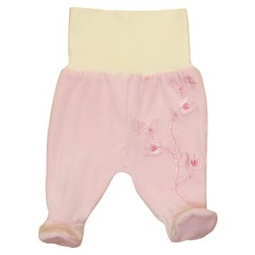 Plüss hímzett baba nadrág (méret:50-62)