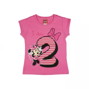 Disney Minnie szülinapos kislány póló 2 éves