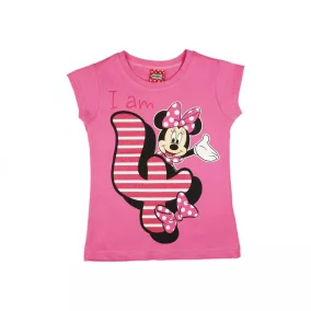Disney Minnie szülinapos póló 4 éves