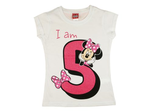Disney Mickey szülinapos rövid ujjú póló 5 éves