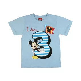Disney Mickey szülinapos kisfiú póló 3 éves