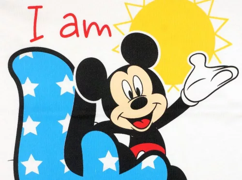 Disney Mickey szülinapos kisfiú póló 4 éves