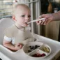 BABYONO szilikon tányér tapadókoronggal - beige 6h+