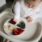 BABYONO szilikon tányér tapadókoronggal - beige 6h+