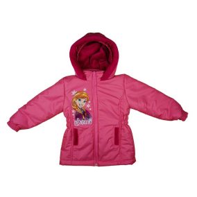   Vízlepergetős bélelt kapucnis kabát  Jégvarázs mintával