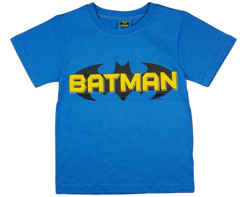 Rövid ujjú fiú póló Batman mintával kék színben