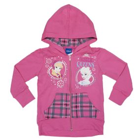   Disney Jégvarázs-Frozen kockás zsebes gyerek pulóver (méret:104-134)