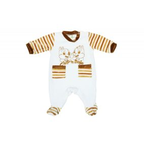   Disney Chip & Dale hosszú ujjú plüss rugdalózó (méret: 56-74)