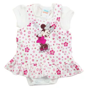 Disney Minnie 2 részes, kantáros szoknyás baba szett