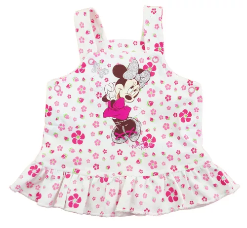 Disney Minnie 2 részes, kantáros szoknyás baba szett