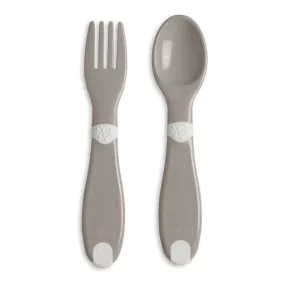   CHICCO Ergonomikus gyermek evőeszköz 12 hónapos kortól, bézs