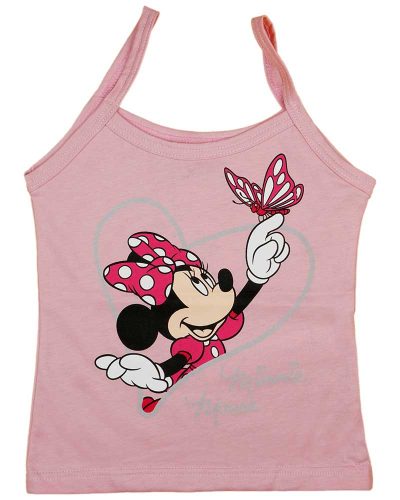 Disney Minnie pillangós spagetti pántos lányka trikó