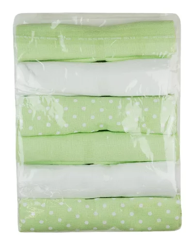 Textil pelenka csomag 6 db-os 70x70cm -