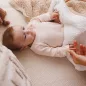   BABYONO Pamut takaró polár béléssel 75 x 100 cm világosbarna