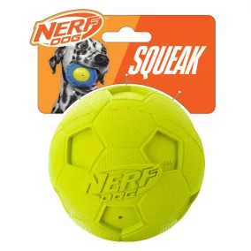 NERF DOG Gumilabda kutyáknak sípoló focilabda 10 cm