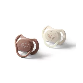 BABYONO Szilikon szimmetrikus cumik 18m+, 2 db