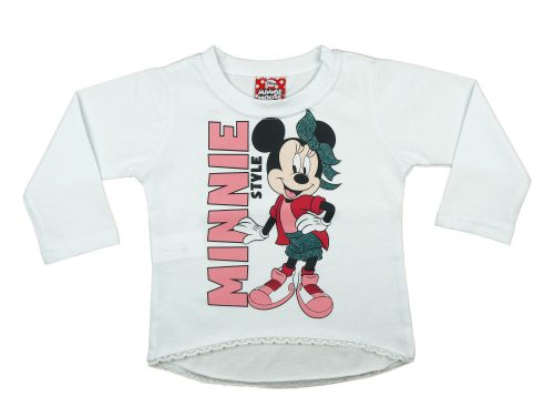 Disney Minnie baba/gyerek hosszú ujjú póló (méret: