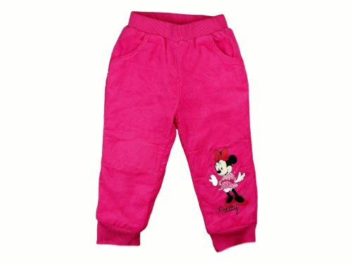 Disney Minnie baba/gyerek bélelt kord nadrág (méret: 80-116)