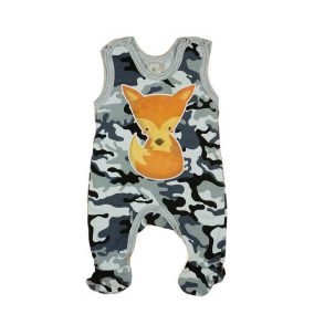 Belül bolyhos ujjatlan baba rugdalózó