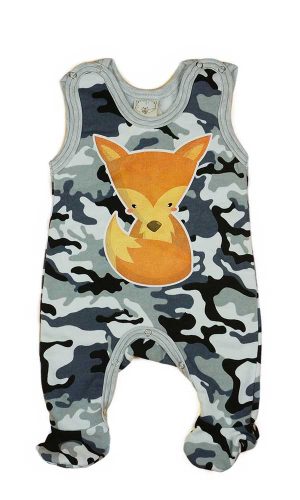 Belül bolyhos ujjatlan baba rugdalózó